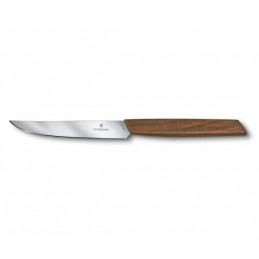 VICTORINOX Set 2 Couteaux à Steak Victorinox Swiss Modern 12cm noyer 6.9000.12G Couteaux de Table