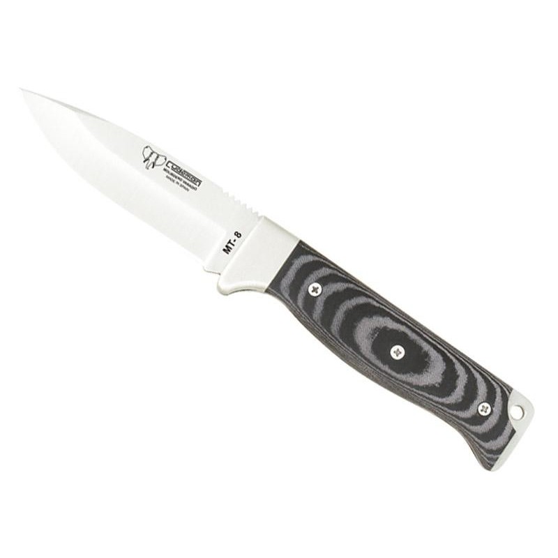 Cudeman Couteau CUDEMAN MT-8 Micarta Noir/Gris 13301 Couteaux fixes outdoor