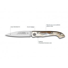 Claude Dozorme - Thiers Couteau pliant Dozorme Compostelle Thiers - 12.5cm 4916.V Couteaux de poche