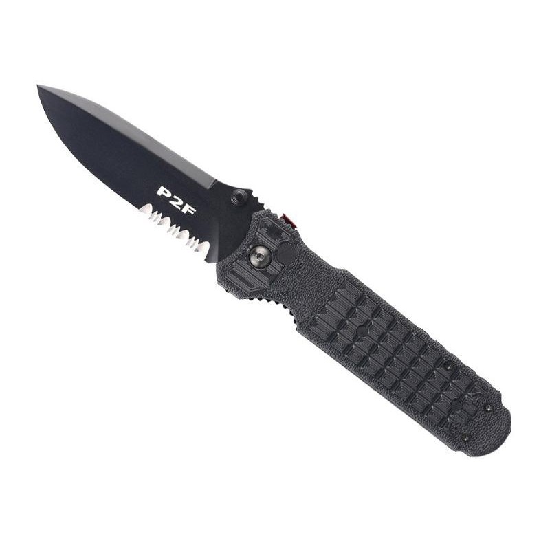 FOX Knives Couteau FOX MILITARY PREDATOR 2F Noir -1- Couteaux de poche