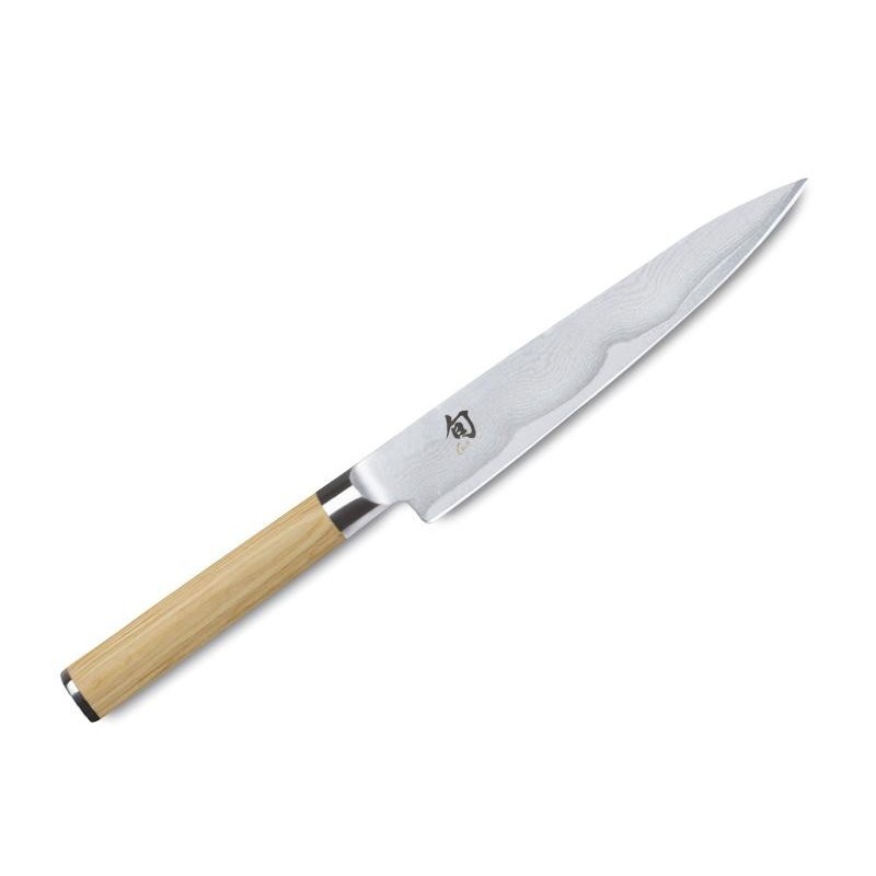 KAI Couteau Universel KAI Shun Classic White - Damas VG10 15cm DM.0701W* Couteaux japonais