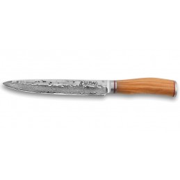 Wusaki Couteau japonais à Découper Wusaki Damas 67 couhes 20cm WU8004- Couteaux japonais