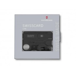 VICTORINOX SwissCard Victorinox Lite Onyx - 13 fonctions 0.7333.T3 Couteau suisse