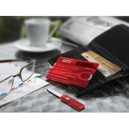 VICTORINOX SwissCard Victorinox Rubis - 10 fonctions 0.7100.T check stock 01-22 Couteau suisse