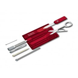 VICTORINOX SwissCard Victorinox Rubis - 10 fonctions 0.7100.T check stock 01-22 Couteau suisse