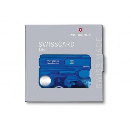 VICTORINOX SwissCard Victorinox Lite Saphir - 13 fonctions 0.7322.T2 Couteau suisse