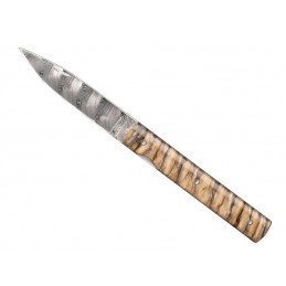 Perceval Couteau Perceval Le Français Molaire Mammouth Damas 11cm 1874 Couteaux de poche