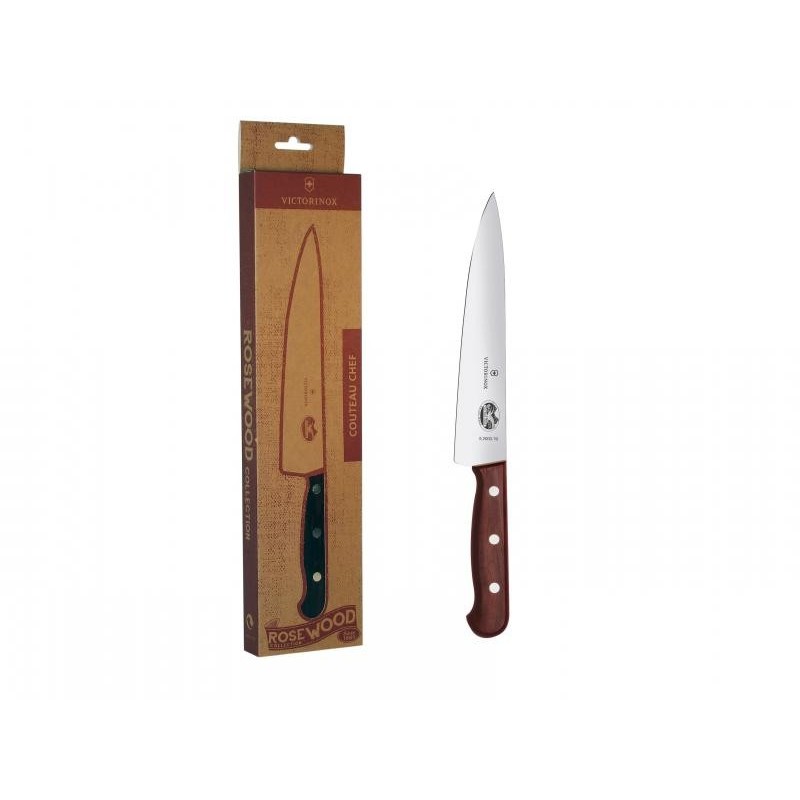 VICTORINOX Couteau Chef Victorinox Rosewood Collection - Lame 19cm 5.2000.19RC Couteaux de cuisine
