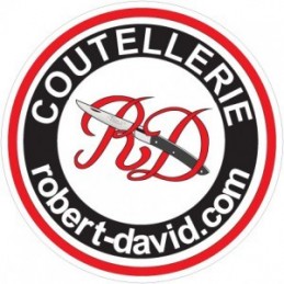 Robert David - Thiers Couteau Laguiole de poche R. David 9cm Corne DL1712PDC Couteaux de poche