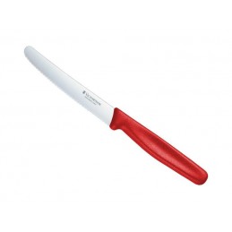 Couteau de table/tomates Victorinox rouge 11cm
