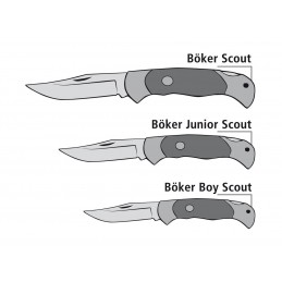 Boker Solingen Couteau pliant Böker Scout ABS - Lame 8cm 112033 Couteaux de poche