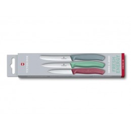 VICTORINOX Set 3 couteaux office Fresh Energy - édition limitée 2020 6.7116.L20 Couteaux de cuisine