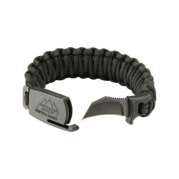 Outdoor Edge Bracelet paracord - Outdoor Edge Para-Claw Noir Medium 4.4m OEPCK80C Couteaux de Chasse