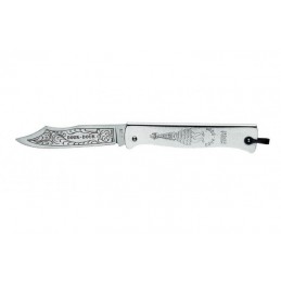 Douk-Douk Couteau pliant Douk-Douk Chromé 9cm Inox 61715 Couteaux de poche