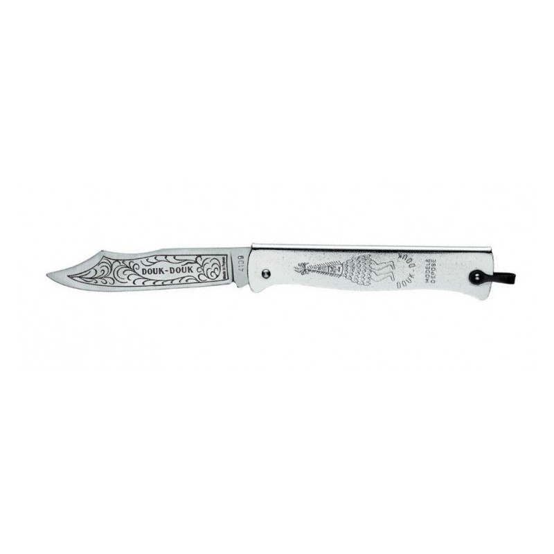 Douk-Douk Couteau pliant Douk-Douk Chromé 9cm Inox 61715 Couteaux de poche