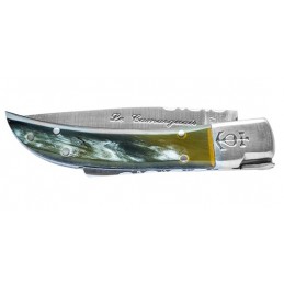 Le Camarguais Couteau pliant Camarguais N°12 Trident soudé 10.5cm CA10028 Couteaux de poche