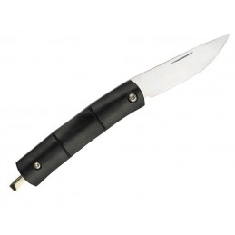 Mcusta - couteaux japonais Couteau pliant Mcusta Bamboo Money Clip Pacca noir 9cm MC.151 check stock 09-21 Couteaux japonais