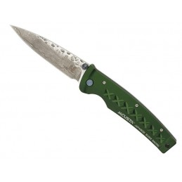 Mcusta Couteau pliant Damas Mcusta FUSION vert 11cm MC.163D Couteaux japonais