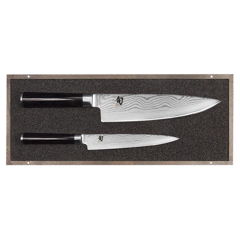 KAI Coffret 2 couteaux japonais KAI Shun Damas - Chef + Universel DMS.220 check stock 12-21 Couteaux japonais