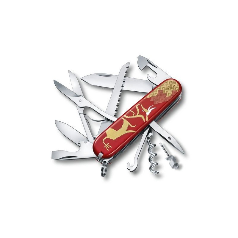 VICTORINOX Couteau suisse Victorinox Huntsman Année du Boeuf 2021 1.3714.E10 Couteau suisse