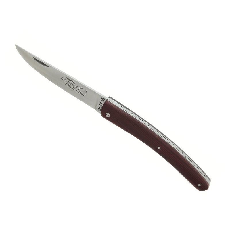 Laguiole Le Fidele Couteau de poche Le Thiers Le Fidèle Bois 12cm 3837 check stock 02-22 Couteaux de poche
