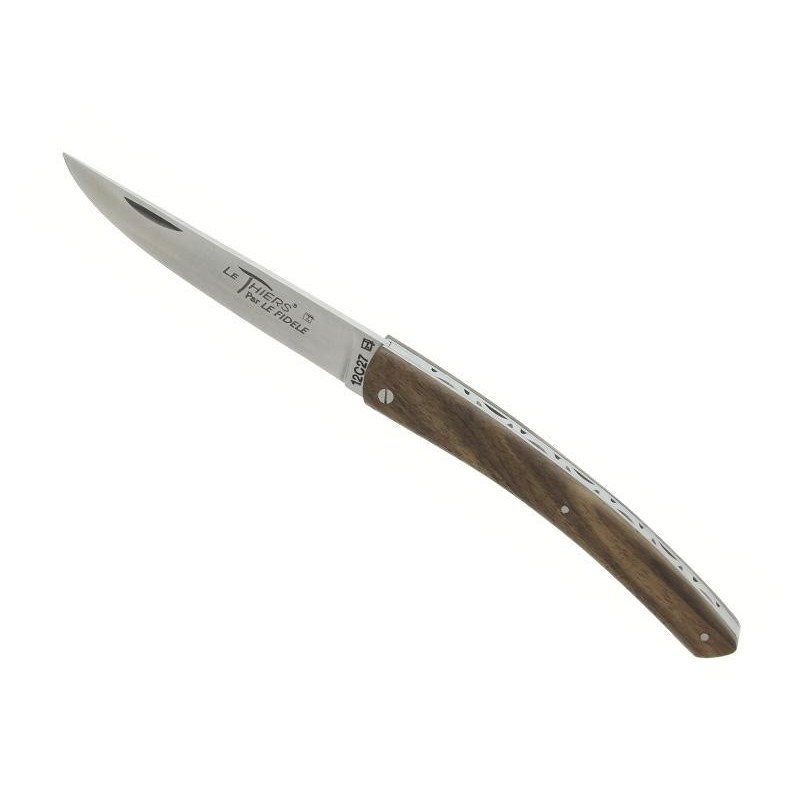 Laguiole Le Fidele Couteau de poche Le Thiers Le Fidèle Noyer 12cm 3836 check stock 02-22 Couteaux de poche