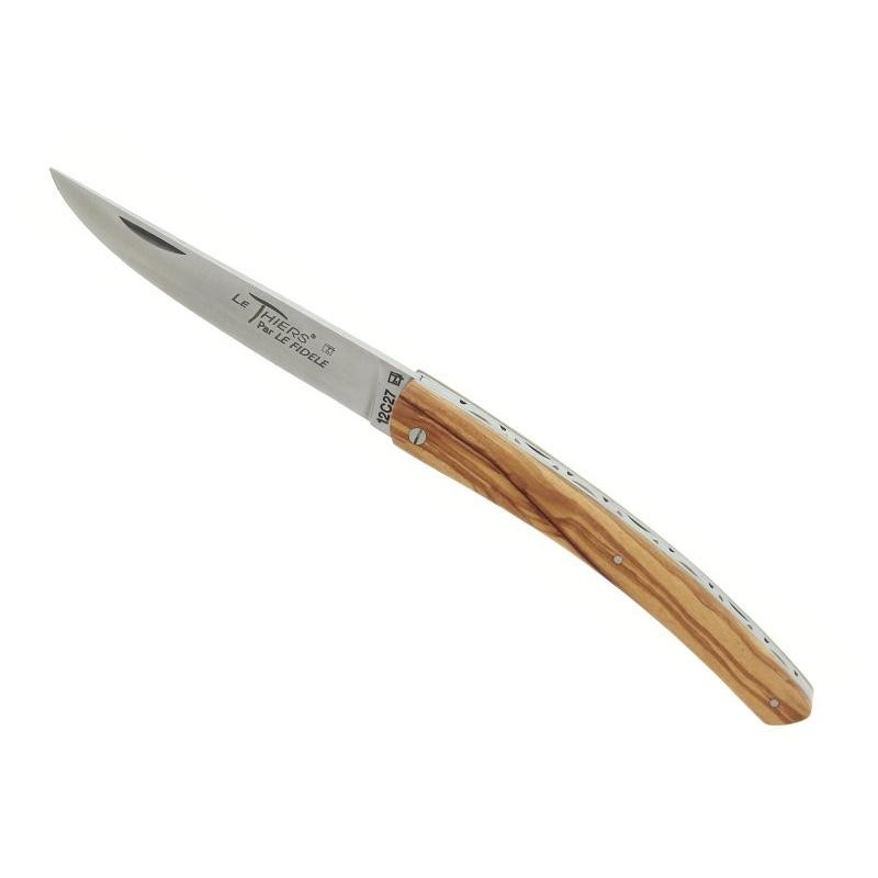 Laguiole Le Fidele Couteau de poche Le Thiers Le Fidèle Olivier 12cm 3831 Couteaux de poche