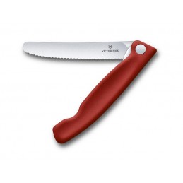 VICTORINOX Couteau Office pliant Victorinox rouge à dents 13cm 6.7831.FB Couteaux de cuisine