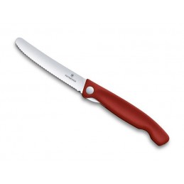 Couteau Office pliant Victorinox rouge à dents 13cm