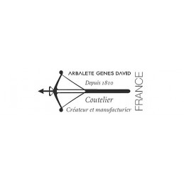 Laguiole Arbalete Genes David Couteau Laguiole G. DAVID Forge Plein Manche Ebène/Os 12cm 6662 Couteaux de poche