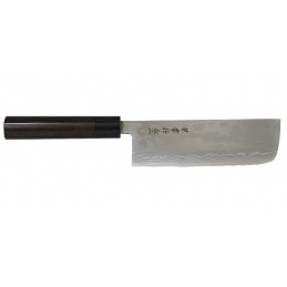 Kanetsune Couteau Nakiri Damas KaneTsune - 16.5cm KC463 Couteaux japonais