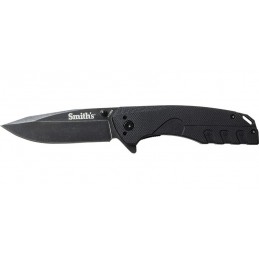 Smith's - Affuteurs Couteau pliant Smith s Battle Plan Black - 7cm ST50994 Couteaux de poche