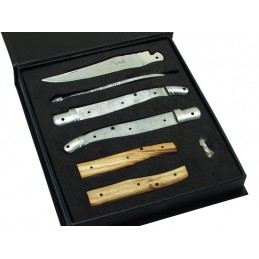 Couteaux/Outils Pas Cher Kit d'Assemblage Couteau Laguiole 12cm 6 Couteaux de poche