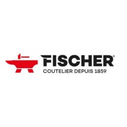 FISCHER BARGOIN Fusil à Aiguiser Boucher Ovale Chrome Dur 30cm - Fischer 472 Affutage Aiguisage