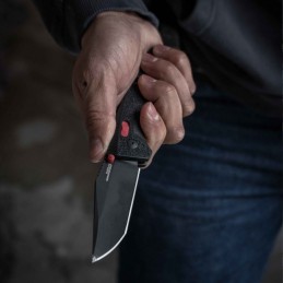 SOG Couteau pliant de secours SOG Trident AT - 9.4cm SGTRIDBKR Couteaux de poche