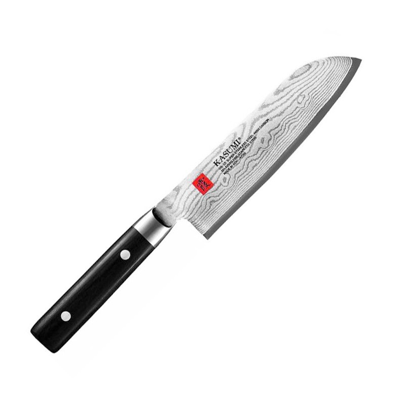 KASUMI Couteau Santoku Kasumi Damas 18cm 84018 check stock 01-22 Couteaux japonais