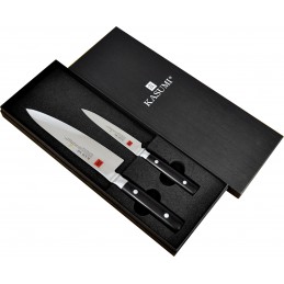 Coffret 2 couteaux damas Chef & Office - Kasumi Masterpiece