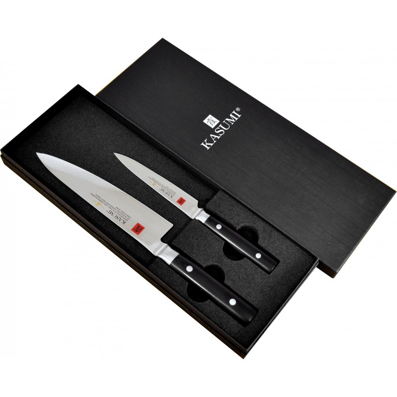 KASUMI Coffret 2 couteaux damas Chef & Office - Kasumi Masterpiece MP1102 Couteaux japonais
