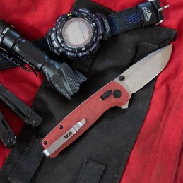 SOG Couteau pliant SOG Terminus XR Crimson - 7.5cm SGTM1023 Couteaux de poche