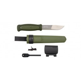 MoraKniv Couteau Mora Kansbol avec Kit de survie (vert) - 11cm MO13912 Chasse & outdoor