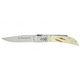 Le Camarguais Couteau pliant Camarguais N°12 Trident Plume du Peintre 11.5cm CA20050PM Couteaux de poche