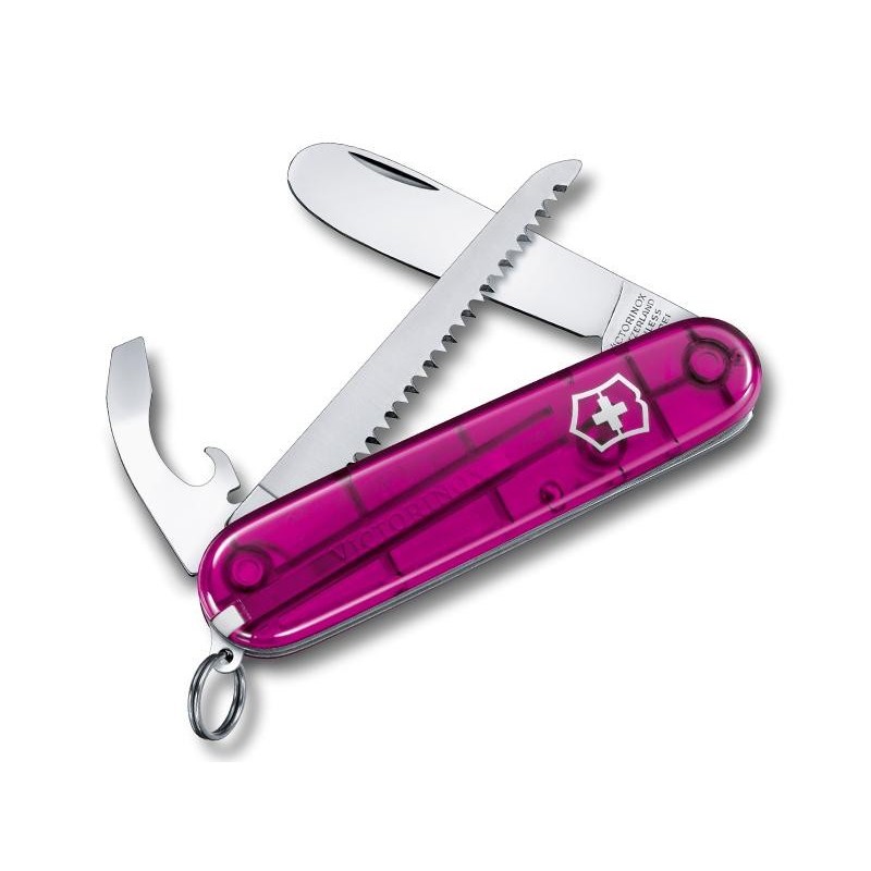 VICTORINOX Couteau suisse enfants Victorinox Pink + Scie - 9 fonctions 0.2373.T5 Couteau suisse