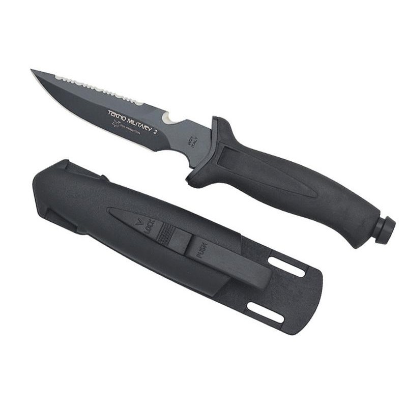 FOX Knives Couteau de botte FOX Tenko Military 2 lame 11cm 647.11 Couteau de Botte