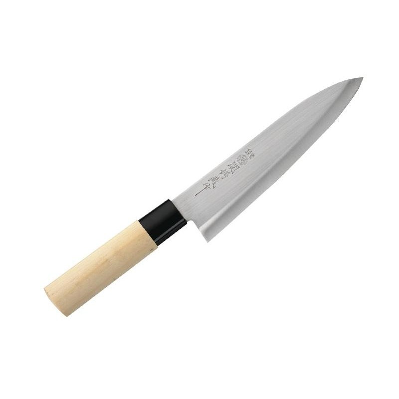 Couteaux Japonais Traditionnels (Cuisine) Couteau japonais Gyuto 18cm Inox 347218 Couteaux japonais