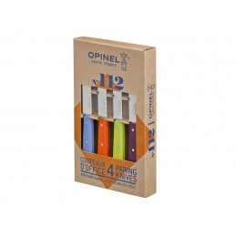 Opinel Coffret 4 couteaux Office Opinel n°112 acidulés 1381 Couteaux de cuisine