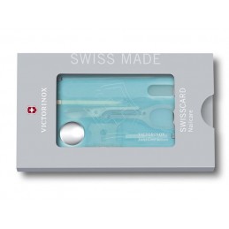 VICTORINOX SwissCard Victorinox Nailcare - 13 Fonctions 0.7240.T21 Couteau suisse