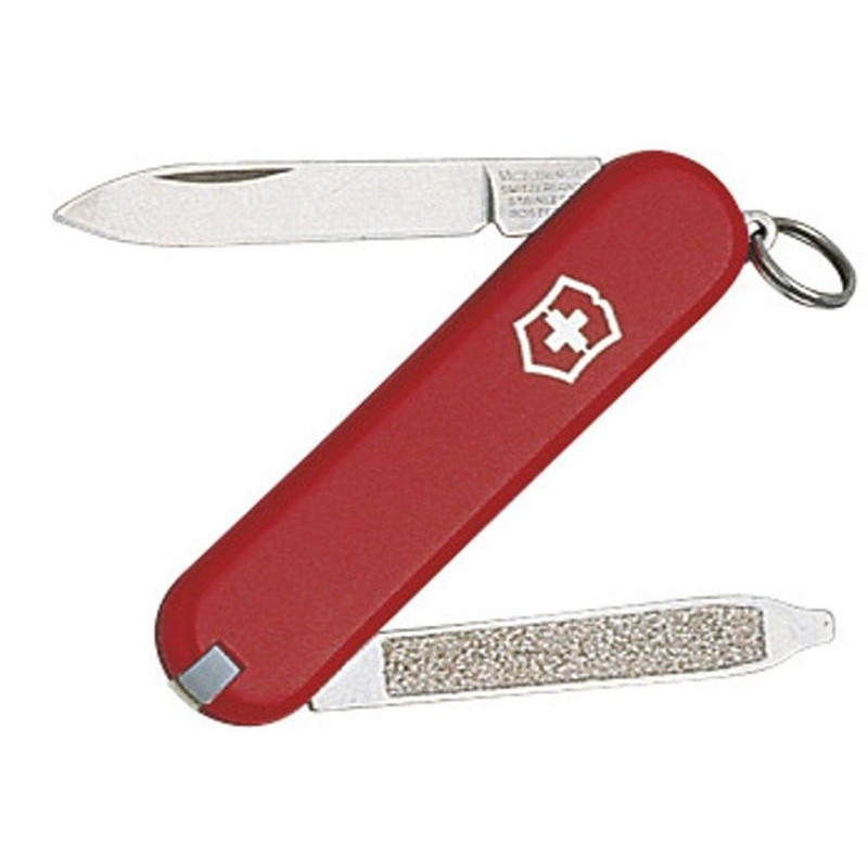 VICTORINOX ESCORT COUTEAU SUISSE CANIF 6 OUTILS LAME LIME ROUGE 58 MM 0.6123 