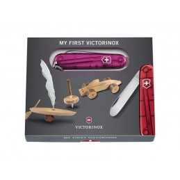 VICTORINOX Set My First Victorinox Pink - 8 Fonctions 0.2363.T5 Couteau suisse