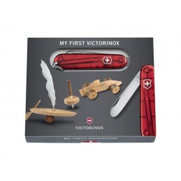 VICTORINOX Set My First Victorinox Rubis + Scie - 9 fonctions 0.2373.T Couteau suisse