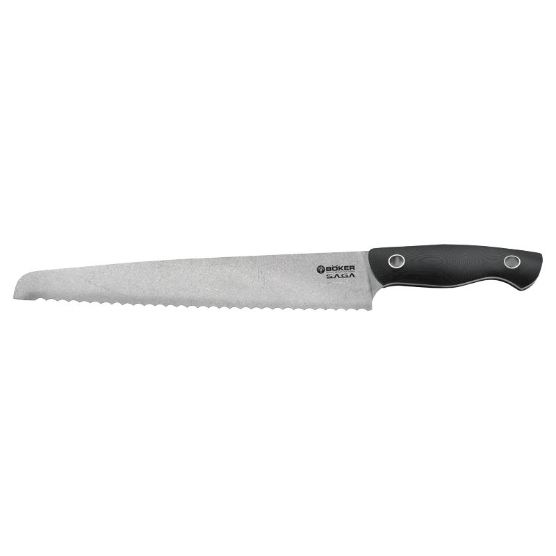 Boker Cuisine Couteau à Pain Boker Solingen SAGA G10 - 19,2cm 130281 Couteaux de cuisine